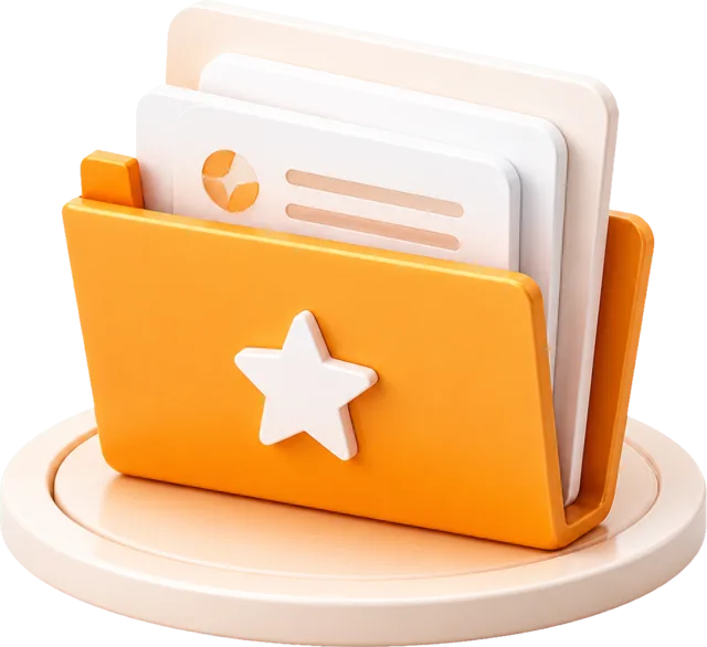 Premium 3D curated AI resources folder